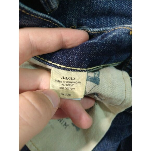 Polo Ralph Lauren Jeans Mens 34x32 Blue Denim 867 Classic Fit Straight Leg - Picture 8 of 10